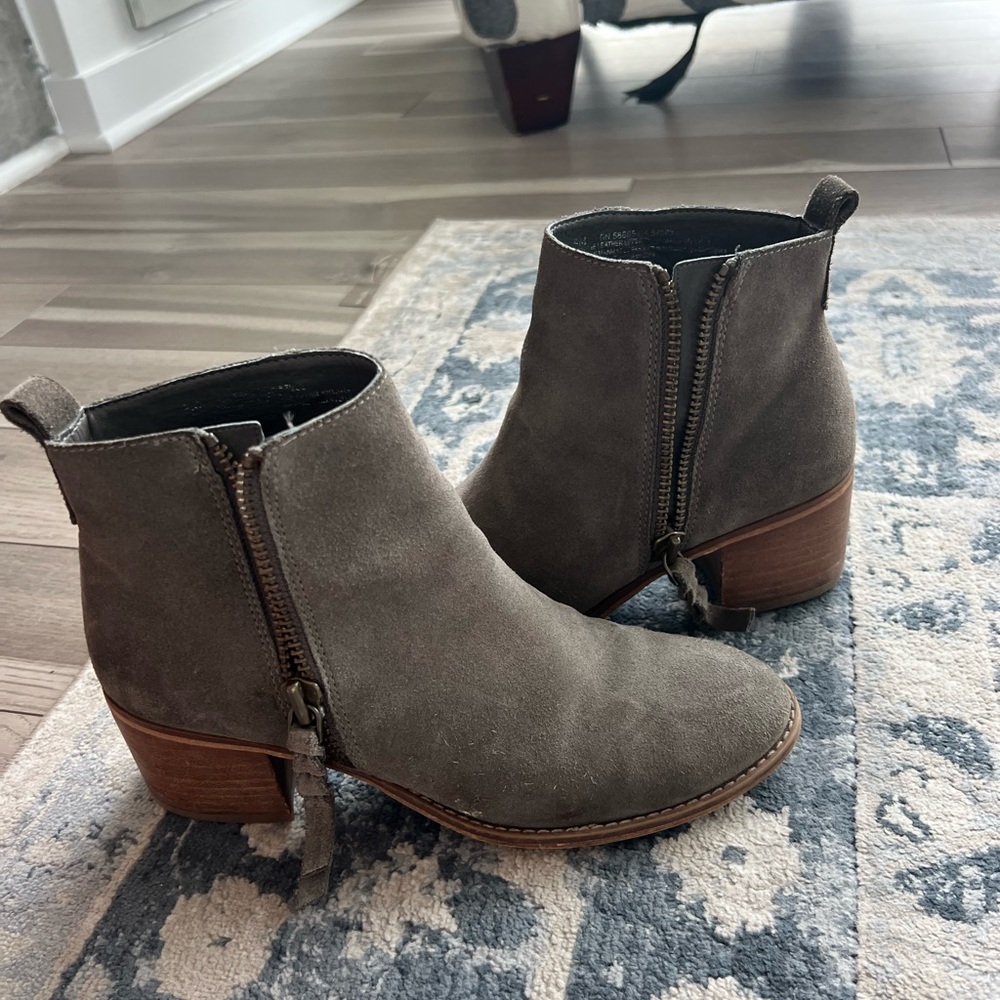 Grey booties